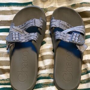 Chaco Sandals - Gray and Blue
